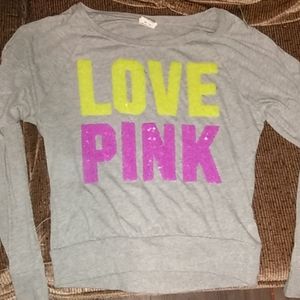 Pink long sleeve shirt